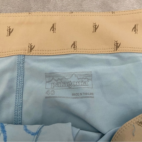 Patagonia Men's Size 28 Blue Hydropeak Boardshorts Blue 21865 - Picture 5 of 9